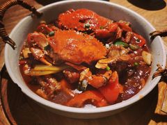 川香膏蟹一锅鲜-十面欢腾·海鲜面·台式Bistro(长乐路店)