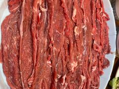 手切鲜羊后腿肉-義聚德·清真铜锅涮羊肉·烧烤(河东店)