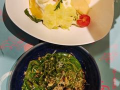 鸡肉松仁菠菜汁意面-西堤牛排(龙德广场店)