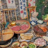 藏在老门东巷子里的贵州酸汤牛肉火锅