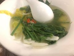 清汤瑶柱浸双蔬-烤肉季饭庄