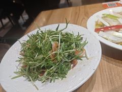 樱花虾拌空心菜苗-品回味清真西北楼(宁波首店)