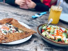 鸡蛋蘑菇熏肉荞麦可丽饼-RAC BAR(安福路店)