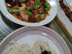 -歹歹的加个面过油肉拌面