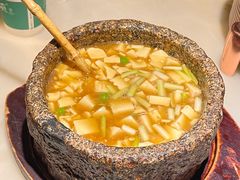 石锅鸡汤豆腐-绿茶餐厅(西单老佛爷店)