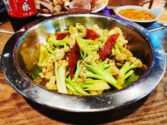 干锅菜花-鲜小岛·铜锅涮肉