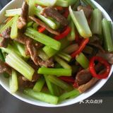 夏日必做家常小菜之鲜香芹菜炒猪肉
