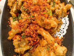 避风塘炸蘑菇-南拳十三姨·潮汕砂锅粥·粤菜(西单大悦城店)