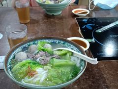 生灼鲜肉双丸河粉-来自潮州牛肉店(华强北店)