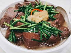 姜茸韭菜浸猪红-顺德人家食府(黄金广场店)