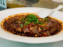 辣子蒜羊血-令氏家外家周秦食府(高新店)