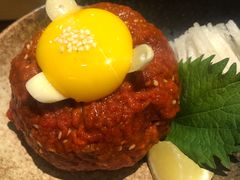 日式生拌牛肉-黑牛の店·和牛烧肉(合生汇店)