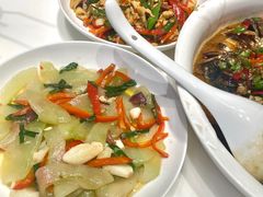 火腿炒农家豆腐皮-辣公子·千岛湖私房菜(滨江店)