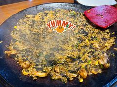 铁板炒饭-红辣椒八爪鱼特色韩国料理
