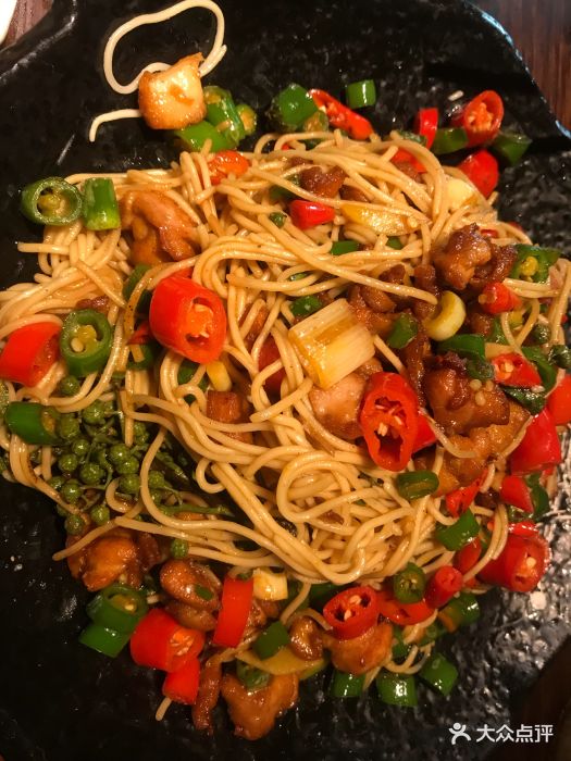 青葱岁月(cityon熙地港店)-双椒鸡捞面-菜-双椒鸡捞面图片-西安美食