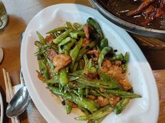 尖椒炒肉-蜀宴小调·精致家常菜(科华店)