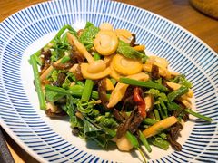 丝瓜尖拌菌菇-中8楼风尚云南菜(颐堤港店)