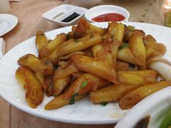 炒猪肠粉-轩记海鲜餐厅·四十五年老字号·经典粤菜(西区彩虹店)
