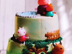 -咖咖熊蛋糕定制·英国蓝风车动物性淡奶油