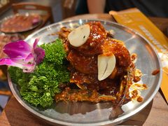 -明洞阿姨·韩式酱蟹烤肉·创意料理(三元桥店)