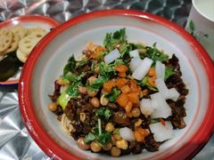 酸豆角鸡杂拌粉-粉肆儿拌粉拌面