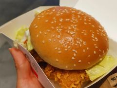 香辣鸡腿堡单人餐兑换券-肯德基(燕岭店)