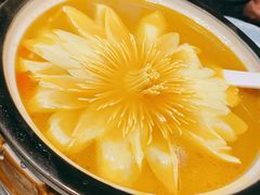 金瓜松茸野菌汤-福慧慈缘素食餐厅(王府井店)