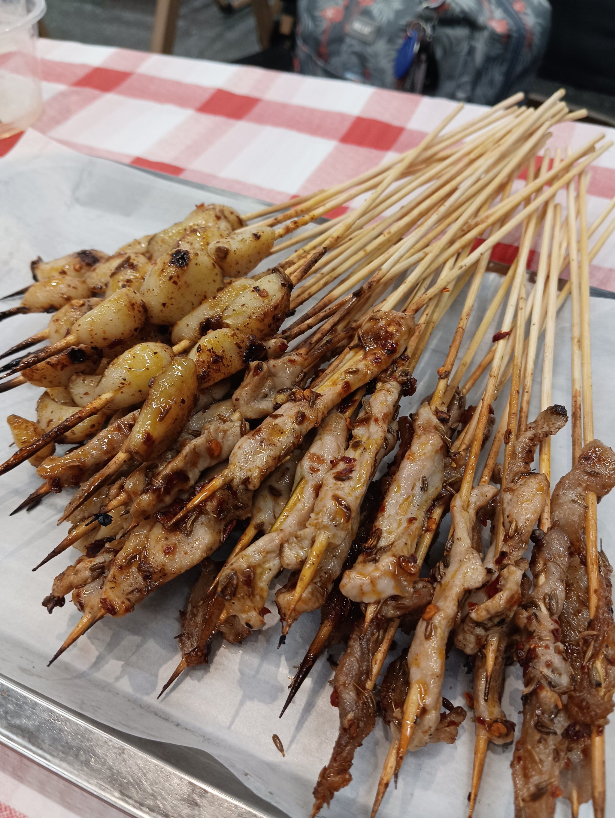 老长沙烧烤,没有葱,很好吃,肉也比较多