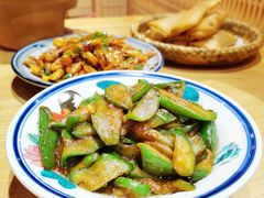 小炒青茄子-肖记公安牛肉鱼杂(田林路店)