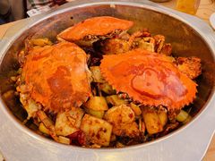 香辣蟹炒菜-秦记香辣蟹(松榆里店)