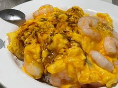 虾仁葱花滑蛋饭-深仔记茶餐厅(亚士厘道店)