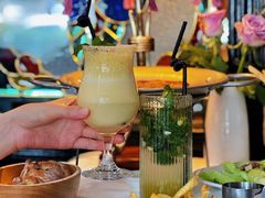 凤梨椰子冰-火车头法国西餐厅