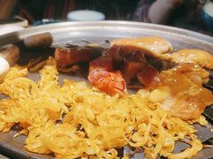 -明洞阿姨·韩式酱蟹烤肉·创意料理(三元桥店)