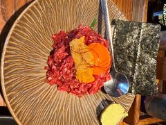 生牛肉拌海胆-九州酒场ひこぞう(1号店)