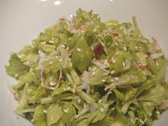 烤虾松拌芹菜苗-北京泰富酒店-柏景轩中餐厅