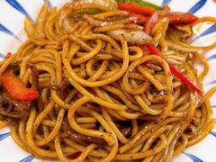黑椒蘑菇牛柳意面-清真·艾美可餐厅(大悦汇店)