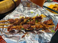 香烤牛肉粒-沙胆彪炭炉牛杂煲(上海日月光广场店)