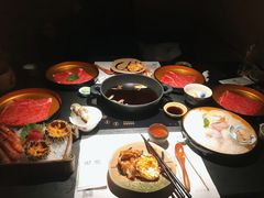 京都雪花牛肉寿喜锅-花潮料理艺食馆(成都万象城店)