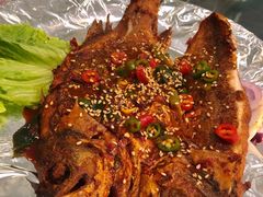 烤鲈鱼-阿拉丁新疆风味餐厅·清真(罗廊巷店)