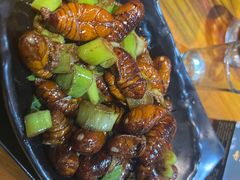 炒蚕蛹-丹东特色烤肉(学府路一部店)