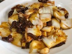小炒蘑菇奶白菜-良师门滨海人家·海鲜·家常菜(滨海城店)