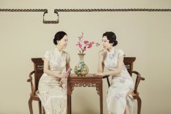 -时光纪亲子全家福照相馆(静安店母女写真父母纪念照)