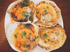 【晚餐】蒜蓉烤扇贝-浙江西子宾馆·瑶园咖啡厅