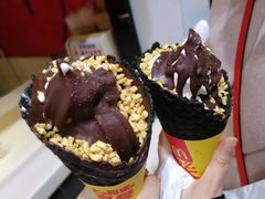 脆皮巧克力花生甜筒-麦当劳(壹购广场店)