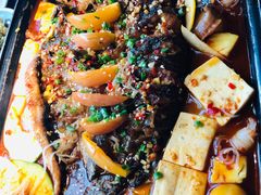 柠檬草烤清江鱼-中8楼风尚云南菜(颐堤港店)