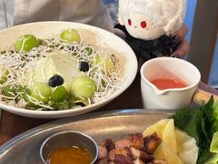 烤猪颈肉佐菠萝紫苏叶-Blac+Blac(中海环宇荟店)