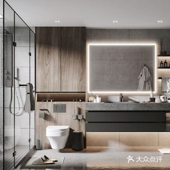 今日份充满设计的现代风格浴室