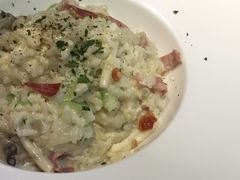 火腿蘑菇芦笋烩饭-JANS意式简餐厅·惠灵顿牛排