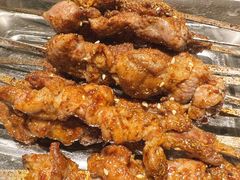 特色碳烤羊肉串-老兰家传统烧烤炒菜泡馍(小南门店)