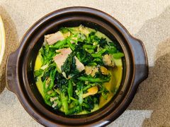菜苔咸肉炖蚌肉-太湖饭店·寄畅轩中餐厅
